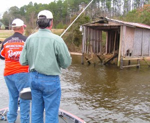 Elshout and Price work an old D'Arbonne boat house