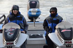 While we were enjoying warm weather here this weekend, ULM's fishermen Ladart and Eaton were chilling out in South Carolina.