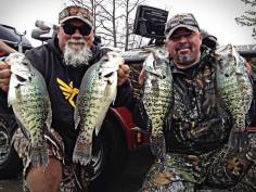Karl Kalonka, Krappie King, meets John Godwin, Duck Commander, meets D'Arbonne SLABS!