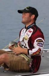 Preutt cradles a four pounder that put him over the top! (photos courtesy of BASS)