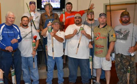 Winners of the B'n'M Duck Commander crappie poles!