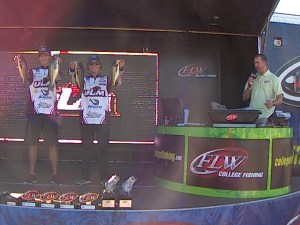 ULM's  Blake Alford and Tyler Stewart, both of West Monroe