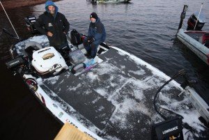 Snow, sleet and somewhere under all those clothes, Brett Preuett 