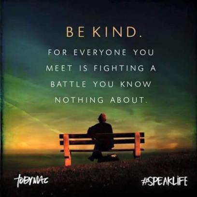 be kind