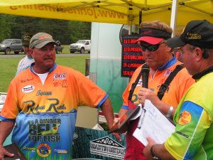 Second place winners Whitey Outlaw of South Carolina and Mike Parrott of North Carolina