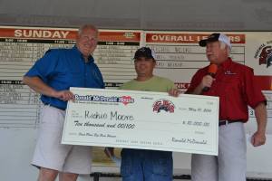 Richie Moore of West Monroe won last year's big check!