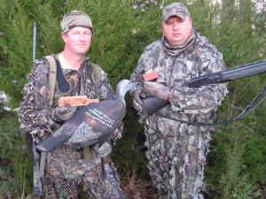 Peyton and hunting partner Nathan Pilgreen not only enjoy turkey hunting, they are active in promoting the sport for all.